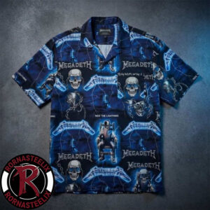 Megadeth x Metallica 2026 Ride The Lightning Vic Rattlehead Thrash Summer Gift Hawaiian Shirt
