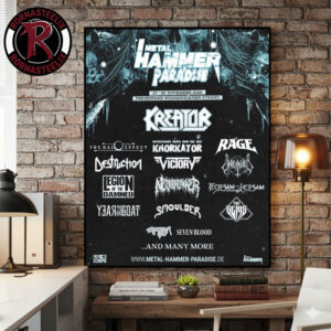 Metal Hammer Paradise 2026 Full Line Up Poster At Weissenhäuser Strand Germany On November 27 28 2026 Poster Canvas Decor