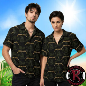 Metallica Coiled Snake 2026 The Black Album 1991 Summer Collection Hawaiian Shirt