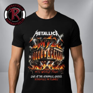 Metallica M72 World Tour Athens Show At Olympic Stadium Greece Athens Invasion On May 9 2026 Unisex T Shirt