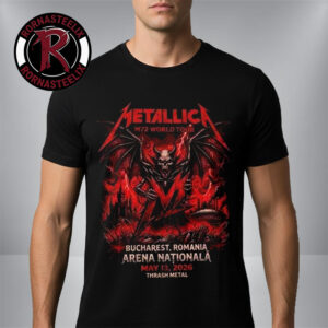 Metallica M72 World Tour Bucharest Romania On May 13 2026 At Arena Nationala Bucuresti Romania Unisex T Shirt