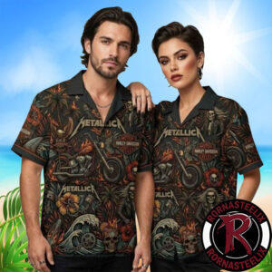 Metallica x Harley Davidson 2026 Biker Skull Summer Fan Gift Hawaiian Shirt