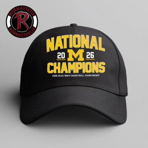 Michigan Wolverines Champions 2026 NCAA Men’s Basketball National Championship Hat Cap
