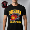 Michigan Wolverines NCAA Men’s Basketball National Champions 2026 MI Flames Unisex T Shirt