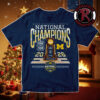 Michigan Wolverines National Champs Heroes 2026 NCAA Division I Men’s Basketball National Champions Final Four Unisex T Shirt