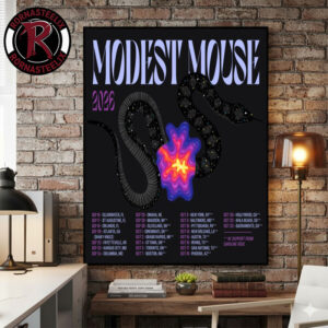 Modest Mouse 2026 An Eraser And A Maze Tour Schedule Dates Poster Canvas Decor