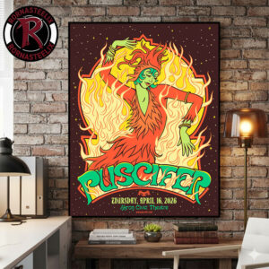 Puscifer Akron The Normal Isn’t’ Tour 2026 Show At Akron Civic Theare On April 16 2026 Poster Canvas Decor