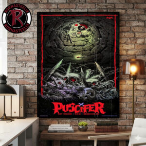 Puscifer Normal Isn’t’ Tour 2026 Cincinnati Poster At April 19 2026 At Taft Theater Poster Canvas Decor