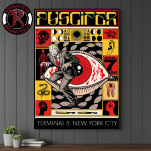 Puscifer The Normal Isn’t Tour 2026 Terminal 5 In New York City On April 7 2026 Poster Canvas Decor