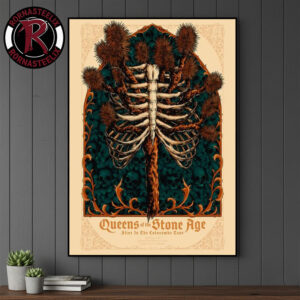 Queen Of The Stone Age Alive In The Catacombs Tour 2026 Tonight In The Desert Poster Canvas Decor