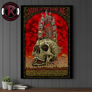 Queens Of The Stone Age Portland 2026 Show At Arlene Schnitzer Concert Hall On April 27 2026 Portland Oregon Poster Canvas Decor