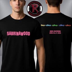 Sabrina Carpenter Coachella 2026 Merch Sabrinawood Car Indio California April 10 17 2026 Unisex T Shirt Two Sided
