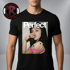 Sabrina Carpenter Stun Dark Hair For Perfect Magazine 2026 Unisex T Shirt