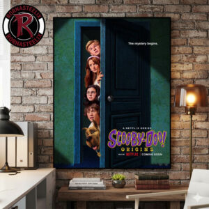 Scooby Doo Origins The Mystery Begins 2026 Netflix Series Fan Made Poster Canvas Decor