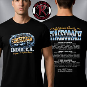 Stagecoach Festival California Country Buckle Up 2026 Lineup Unisex T Shirt Two Sided