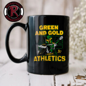 Star Wars x Athletics Dark Side Homage Star Wars Day 2026 Green And Gold Athletics Mug Cup