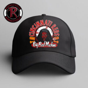 Star Wars x Cincinnati Reds Dark Side Homage Star Wars Day 2026 Cincinati Reds Big Red Machine Hat Cap