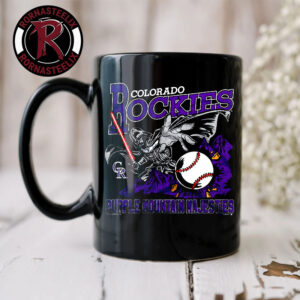 Star Wars x Colorado Rockies Dark Side Homage Star Wars Day 2026 Purple Mountain Majesies Mug Cup