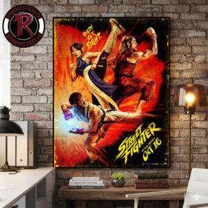 Street Fighter Movie 2026 Ready Set Fight In Theaters October 16 2026 Poster Canvas Decor