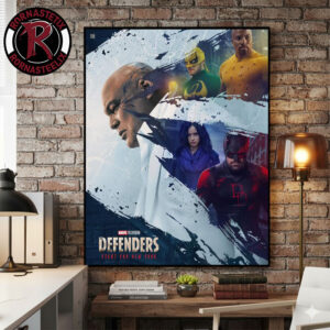 The Defenders Fight For New York Marvel Television Poster Canvas Decor