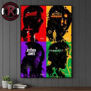 The Defenders Official Back in Daredevil Born Again Poster Canvas Decor