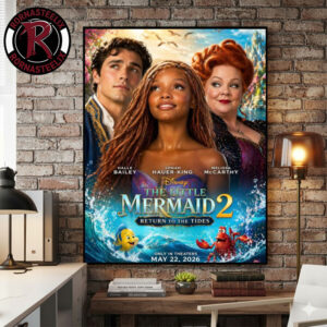 The Little Mermaid 2 Return To The Tides Only In Theaters May 22 2026 Poster Canvas Decor