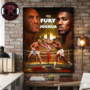 The Ring Magazine Tyson Fury vs Anthony Joshua On Netflix 2026 Poster Canvas Decor