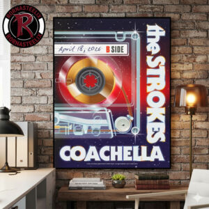 The Strokes Poster Night 2 At Coachella 2026 On April 18 2026 Poster Canvas Decor