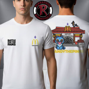 Vandy The Pink x Netflix’s KPop Demon Hunters x McDonald’s Battle For The Fans Unisex T Shirt Two Sided