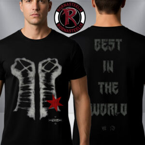 WWE × XO For WrestleMania 42 CM Punk Cutoff Best In The World Unisex T Shirt Two Sided