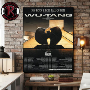 Wu Tang Clan 2026 Rock N Roll Hall Of Fame Inductee The Final Chamber US Tour Schedule Dates Poster Canvas Decor