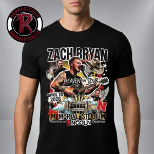 Zach Bryan With Heaven On Tour 2026 At Memorial Stadium Lincoln On April 25 2026 Unisex T Shirt