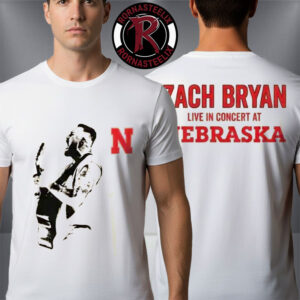Zach Bryan x Nebraska Cornhuskers Live In Concert At Nebraska With Heaven On Tour 2026 April 25 2026 Unisex T Shirt Two Sided