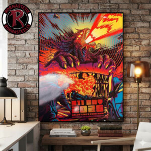 311 Band 311 Day 2026 Venue Poster At Dolby Live Park MGM On March 7-8 2026 Art By Jared Yamahata Poster Canvas Decor