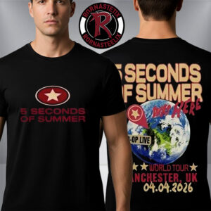 5 Seconds Of Summer Everyone?s A Star World Tour 2026 Merch Tee At Co-op Live Manchester UK On April 4 2026 Unisex T-Shirt Two Sided