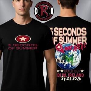 5 Seconds of Summer Everyone?s A Star World Tour 2026 Merch Tee At The 3Arena Dublin Ireland On March 27 2026 Unisex T-Shirt Two Sided