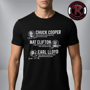75th Anniversary NBA Pioneers Cooper Clifton Lloyd Unisex T-Shirt