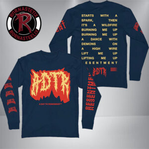 A Day To Remember 5 Year Anniersary Merch Resentment Long Sleeve