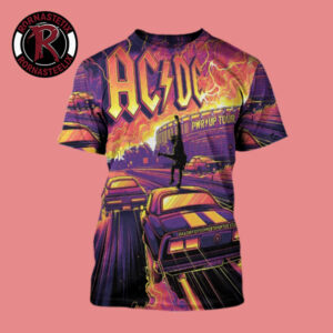 ACDC Perth Pwr Up Tour 2025 2 Nights On December 4-8 2025 At Optus Stadium Australia All Over Print Shirt