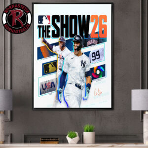 Aaron Judge New York Yankees MLB The Show 26 Road To The Show Journey Poster Canvas Decor
