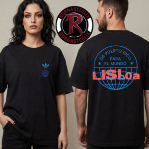 Adidas x Bad Bunny DtMF Tour Merch Lisboa De Puerto Rico Unisex T Shirt Two Sided