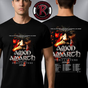 Amon Amarth The Allfather Awakens Europe And UK 2026 Tour Schedule Tour Dates Unisex T-Shirt Two Sided