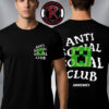 Anti Social Social Club x Minecraft Cherry Blossom Unisex T-Shirt Two Sided Anti Social Social Club x Minecraft Cherry Blossom Unisex T-Shirt Two Sided
