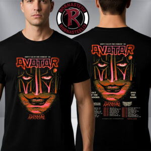 Avatar Band Don’t Go In The Forest 26 Tour Schedule Venue Tour Dates Unisex T-Shirt Two Sided