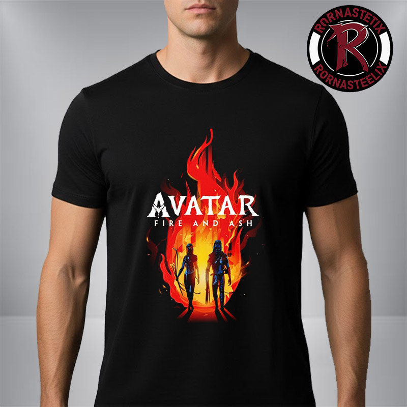 Avatar Fire And Ash James Cameron’s Film In Theaters On December 19 2025 Unisex T-Shirt Avatar Fire And Ash James Cameron’s Film In Theaters On December 19 2025 Unisex T-Shirt