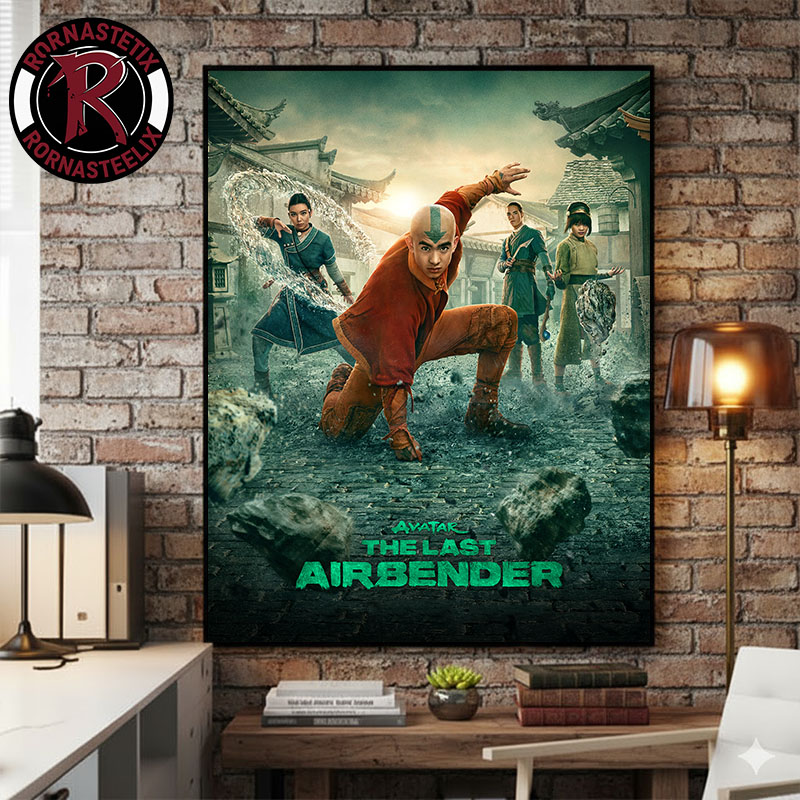 Avatar The Last Airbender Netflix Series Return On June 25 2026 Poster Canvas Decor Avatar The Last Airbender Netflix Series Return On June 25 2026 Poster Canvas Decor