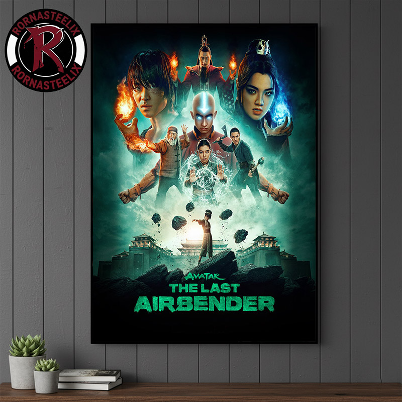 Avatar The Last Airbender Season 2 New Poster Only On Netflix June 25 2026 Poster Canvas Decor Avatar The Last Airbender Season 2 New Poster Only On Netflix June 25 2026 Poster Canvas Decor