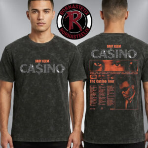 Baby Keem The Casino Tour 2026 New Poster Schedule Tour Dates Washed T-Shirt