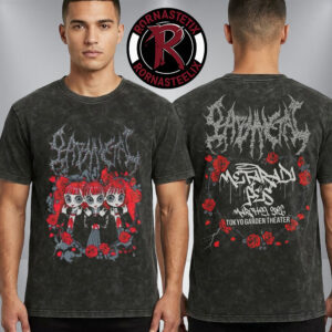 Babymetal Tokyo FM 55th Anniversary Merch Tee FES On March 29 2026 At Tokyo Garden Theater Washed T-Shirt