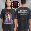 Babymetal x Resident Evil Celebrates 30th Anniversary Merch The Dolls Washed T Shirt